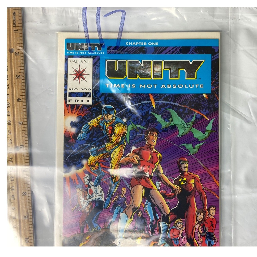 Unity Chapter One Time Is Not Absolute Valiant Comics‎ Aug No 0 Free